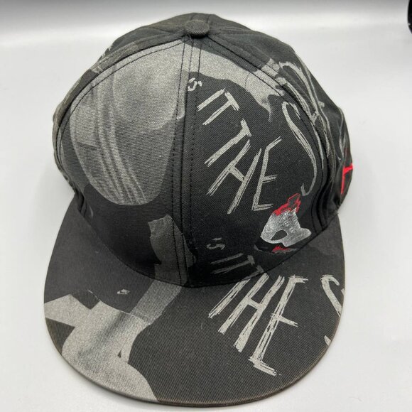 Air Jordan Hat Men 1/2 Black Retro Fire Red Jumpman Fitted Cap‎